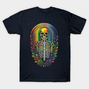 Rainbow Pride Skull T-Shirt